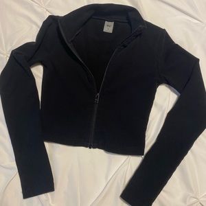 ARITZIA | TNA Santa Cruz Black Zip-Up